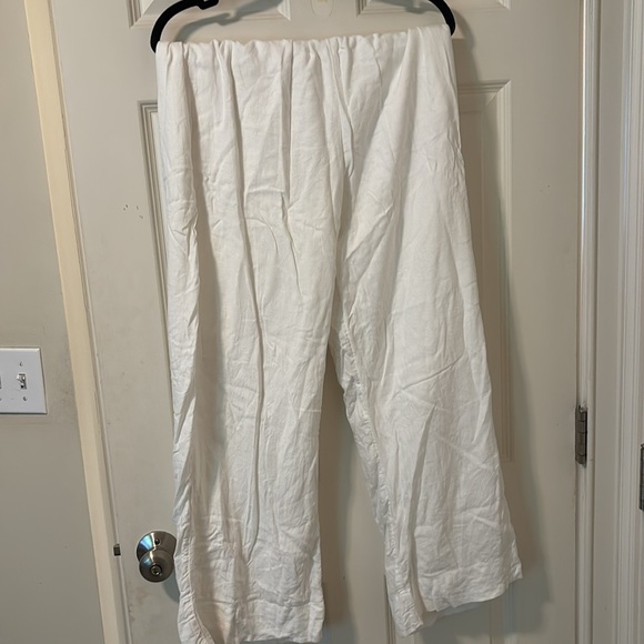 Abercrombie & Fitch Linen Blend Pull-On Pant - Picture 4 of 4